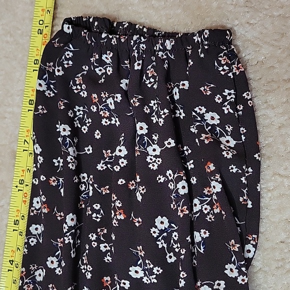 Adrianna Papell Boho Style Flower Pattern With Puff Sleeves US S - Picture 9 of 15